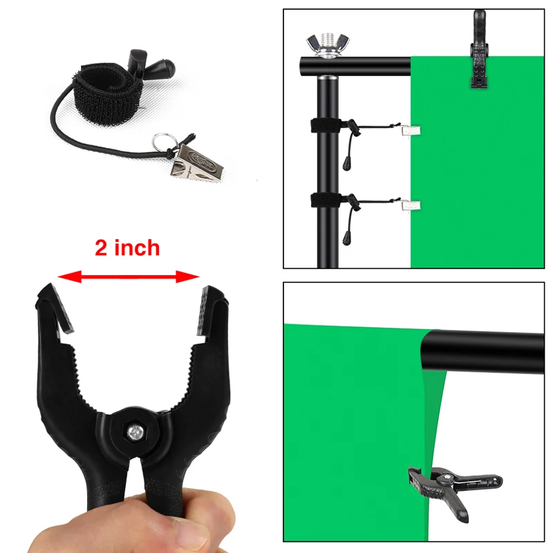 2.6*3m/8.5ft*9.8ft Aluminum Photo Background Support Stand Green Screen Photoshoot Backdrops Frame For Photography Photo Studio