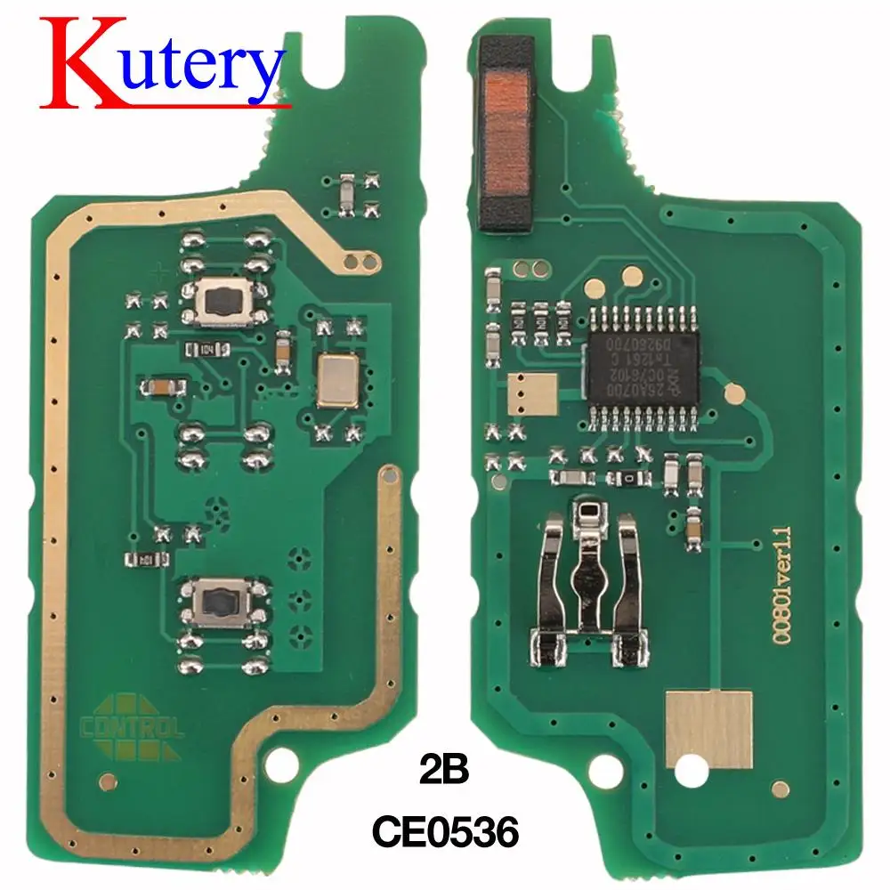 jingyuqin 3BTN Circuit Board For Citroen C2 C4 C5 C6 Picasso 2008 For Peugeot 207 307 308 407 607 Remote Key Electronic Ce0536