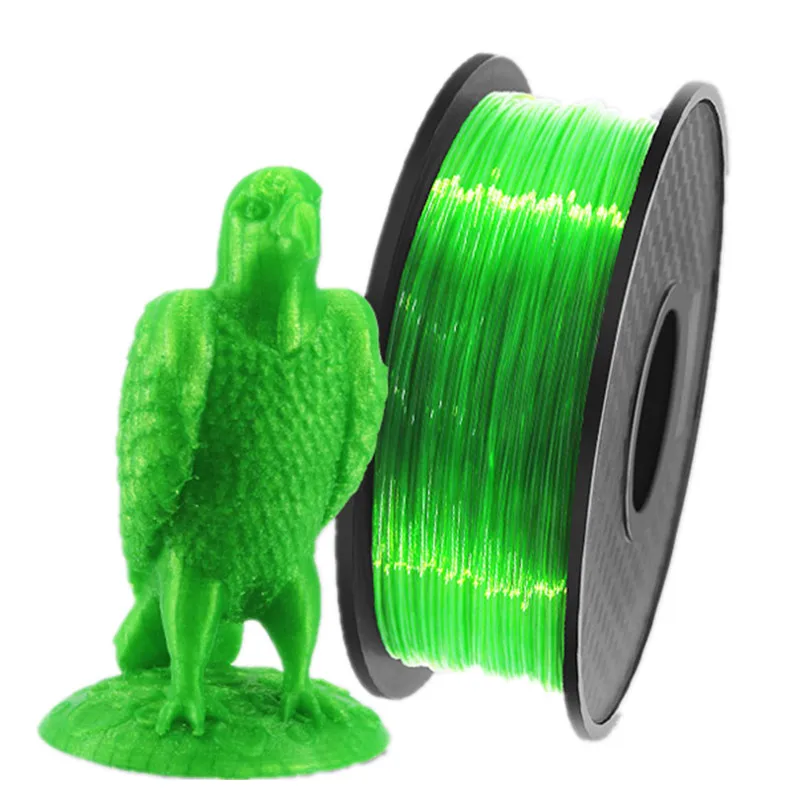 Filamento de impresora 3D PETG, Material de buena dureza, consumibles de impresión 3D, sublimación, 1,75mm, 500g/250g