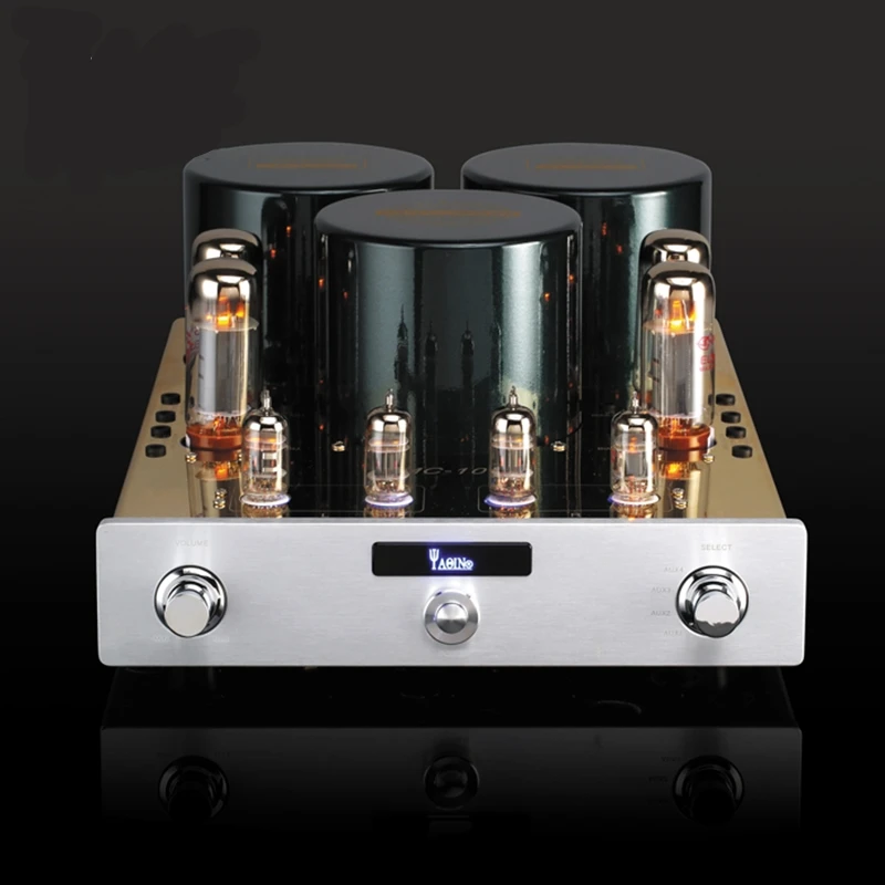 J-011 YAQIN MC-10T 統合真空管アンプ SRPP 回路 EL34*4 UL クラス AB1 パワーアンプ 2*40W 110V/220V