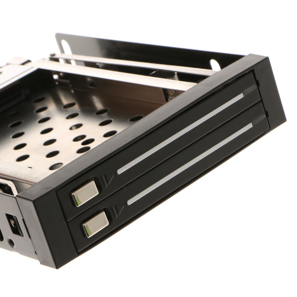 2.5'' Trayless Hot Swap SATA Mobile Rack Backplane Two Drive SATA Enclosure