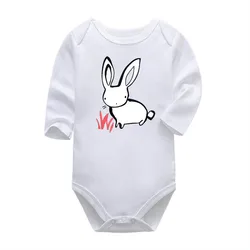 Bebê meninos bodysuit recém-nascidos bebês meninas corpo 3 6 9 12 18 24 meses infantil manga longa bodysuits