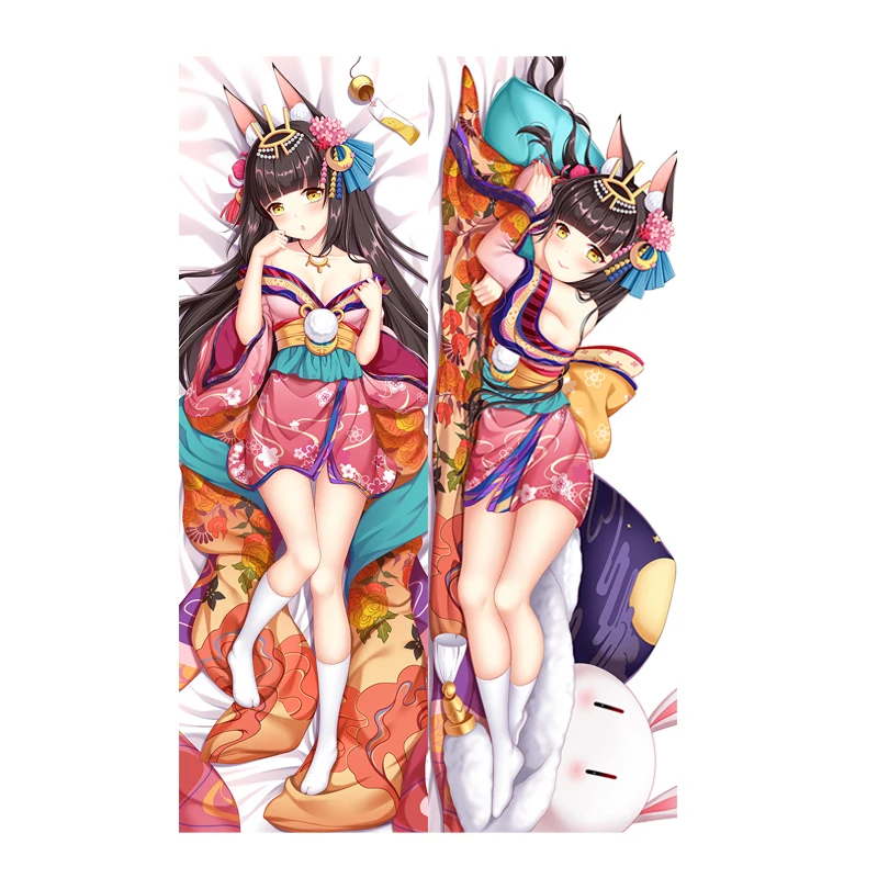 Azur Lane IJN Nagato Dakimakura Hugging Body Pillow Case Peach Skin Otaku Full Body Pillow Cover Home Bedding Gift