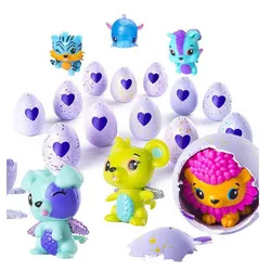 Novelty Creative Mini Toy One Piece Cartoon Magic Hatch Egg Surprise Doll Animal Incubation Eggs For Kids birthday Gift