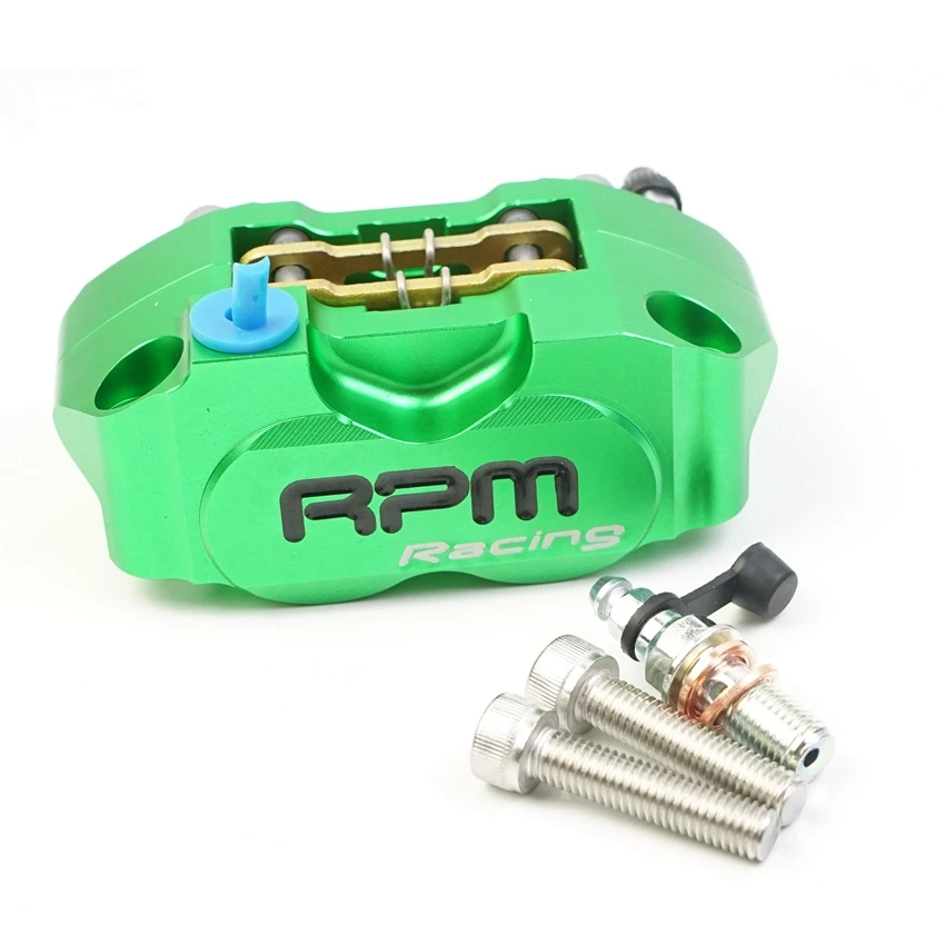 Scheibenbremssattel Moto vorne 4 Kolben Radialmontage 82mm RPM für Yamaha Kawasaki Scooter Rsz Jog Force Dirt Bike GROM