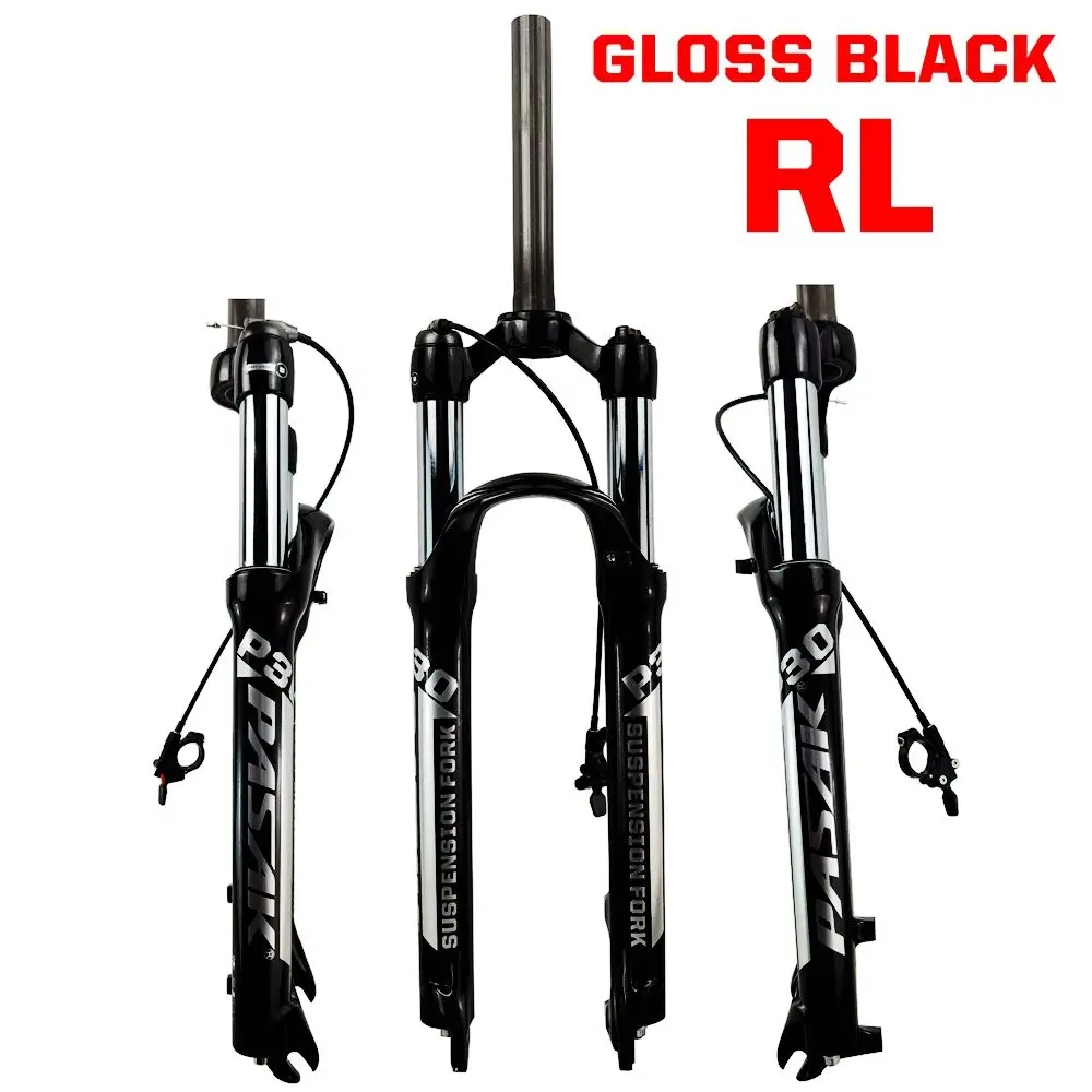 PASAK Magnesium Alloy MTB Bicycle Fork Supension OIL 26/27.5/ 29er Inch Mountain Bike 32 RL100mm Fork For A Bicycle Accessories