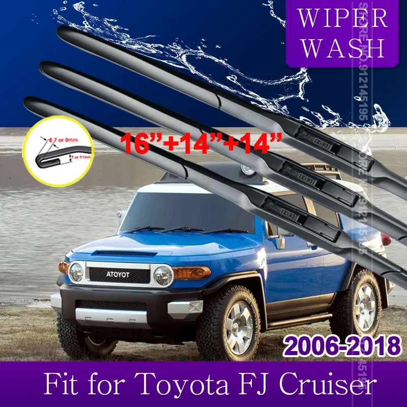 Car Wiper Blade for Toyota FJ Cruiser 2006~2018 GSJ10 Windscreen Windshield Wipers Car Accessories 2007 2010 2015 2016 2017