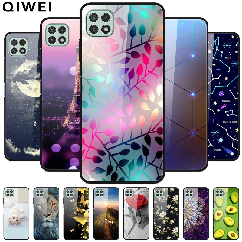 For Samsung Galaxy Wide5 Case Tempered Glass Hard PC Phone Back Cover for Galaxy Wide 5 Bumpers Cases Shell Coque 6.6'' SM-E426S