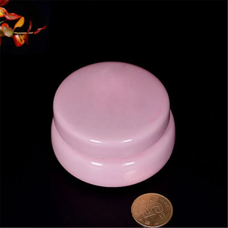 Mini Glazed Ceramic Jar Storage Boxes Powder Lipstick Square Cosmetic box Dendrobium Aloes Capsule bottle Seal Tea pot