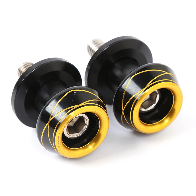 1pair 8MM 10MM Motorcycle Swingarm Spool Sliders For Kawasaki Z1000 Z900 Z650 Ninja 650 YAMAHA SUZUKI HONDA KTM DUKE 290