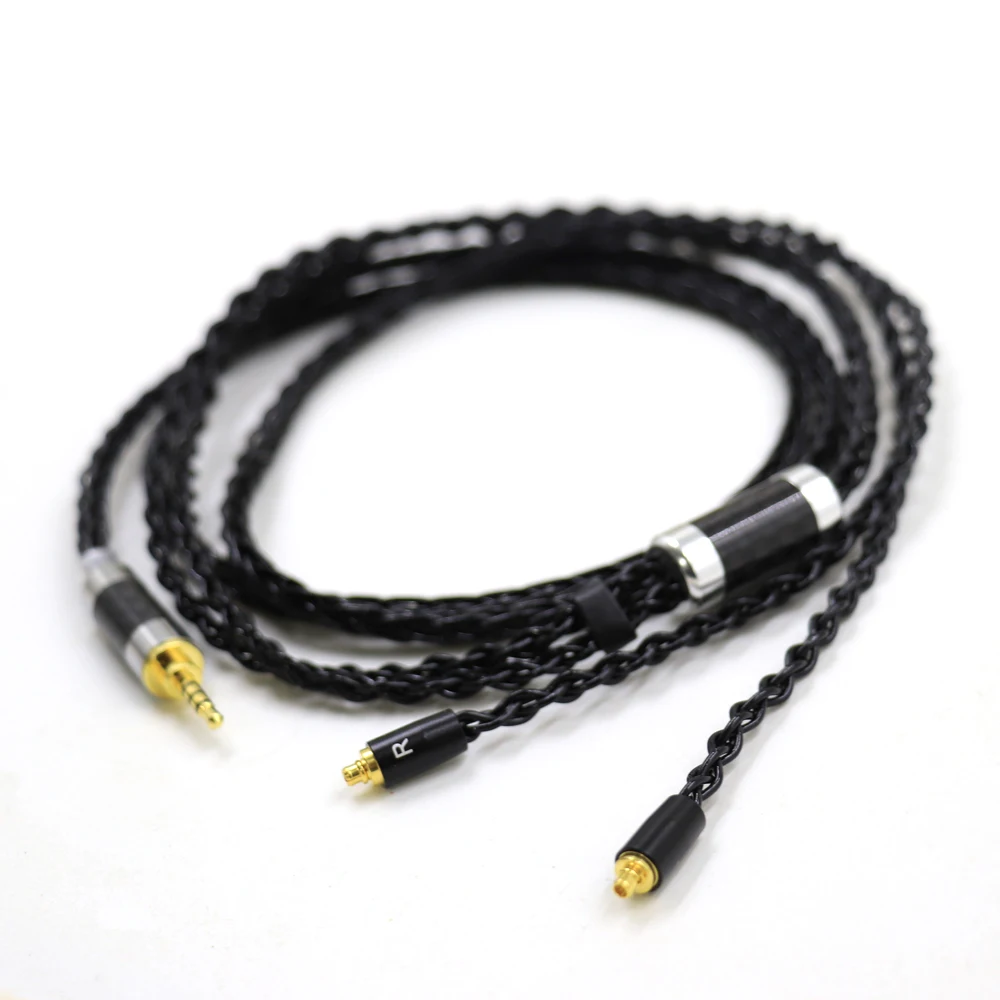 Auriculares MMCX chapados en plata TOP-HiFi 26AWG 152 Core para SENNHEISER IE300 IE900 IE600 IE200 Cable de actualización de auriculares