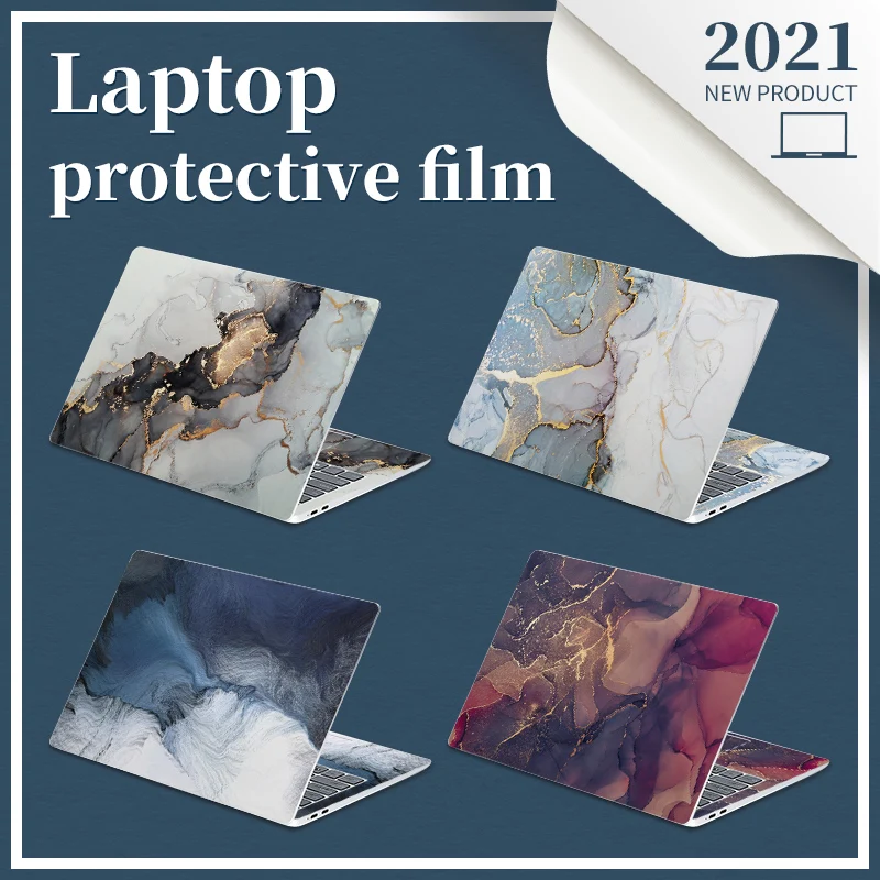 

General Laptop Sticker Notebook Skin Marble Cover Decal Vinyl Sticker 11"13"14"15"17 "Skin for HP/ Lenovo/ Acer/ ASUS/ macbook