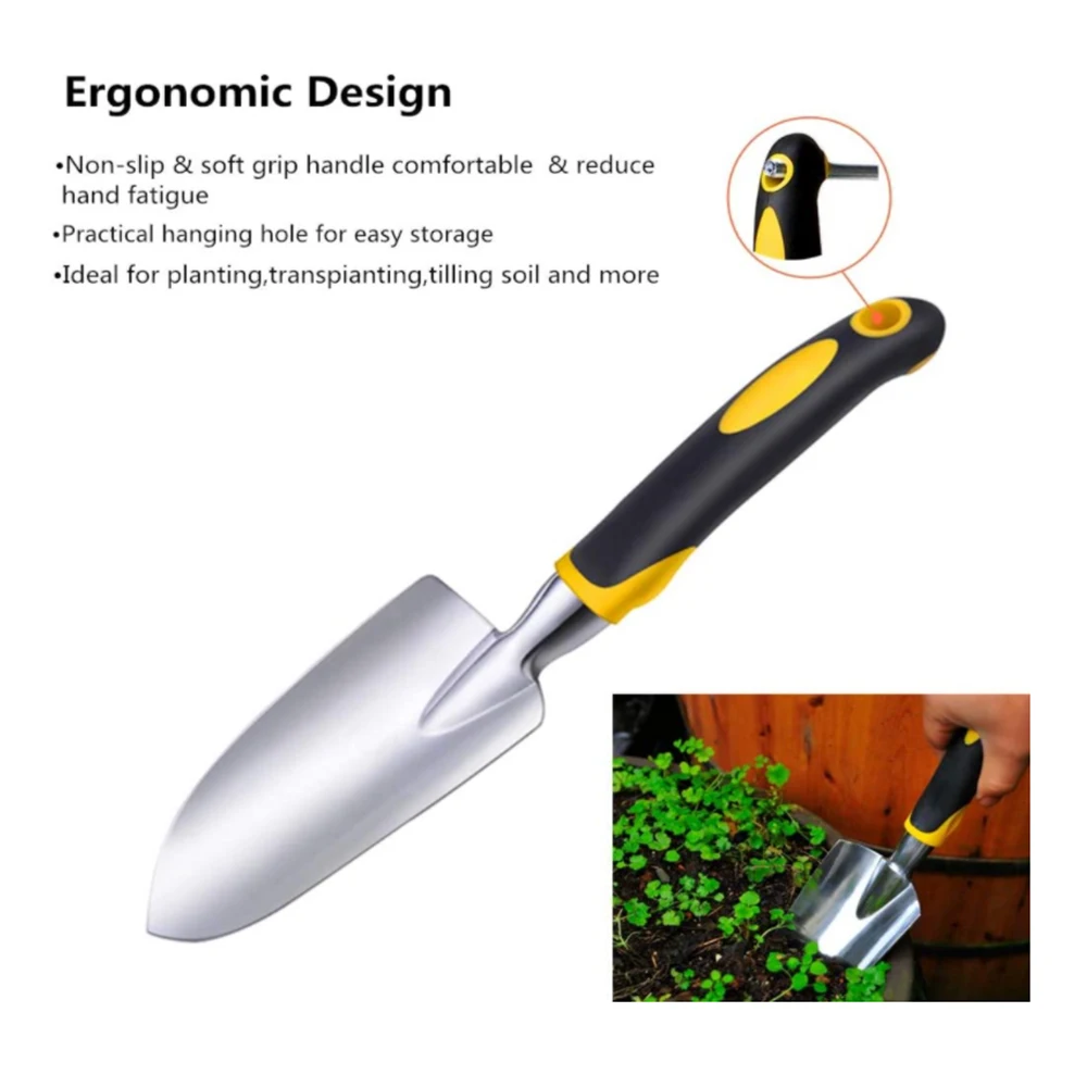 Aivy Tuingereedschap Aluminium Tuinieren Handgereedschap-Tuin Troffel-Hand Shovel-Bewerken Hand Hark