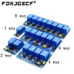 5v 12v 1 2 4 6 8 channel relay module with optocoupler Relay Output 1 2 4 6 8 way relay module for arduino