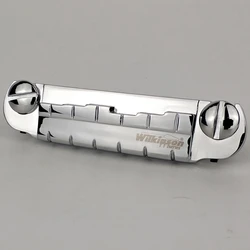 Wilkinson WOGT2 Adjustable Wraparound LP Electric Guitar Bridge Tailpiece Chrome Silver