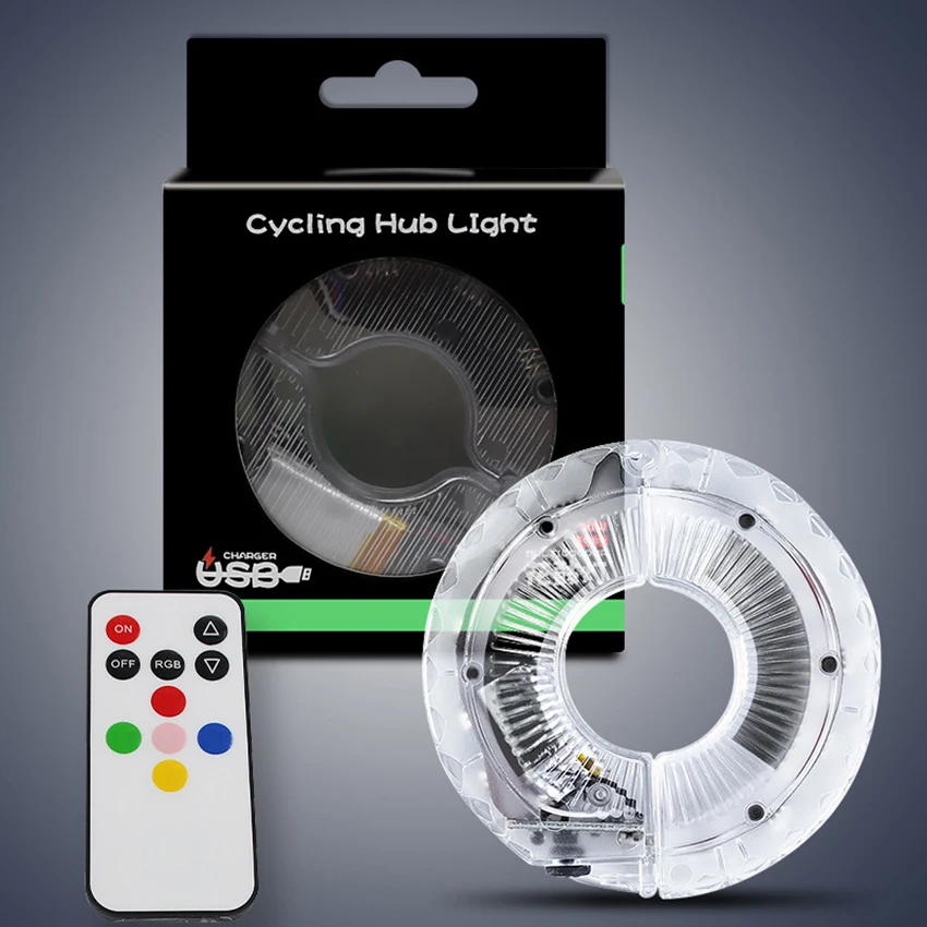 Bike Wheel Lights Bike Spoke Light with Batteries, 12 RGB LED Waterproof Bicycle Wheel Lights for Safe Cycling, Easy to Install