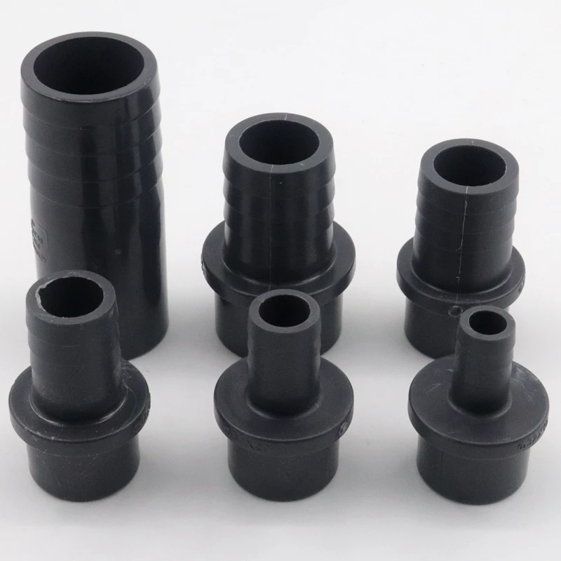 1~20Pcs 32~40mm Flat To 16~40mm Pagoda Plastic Connector Irrigation Adapter Aquarium Pipe Fitting Fish Tank Hose Barb Joints