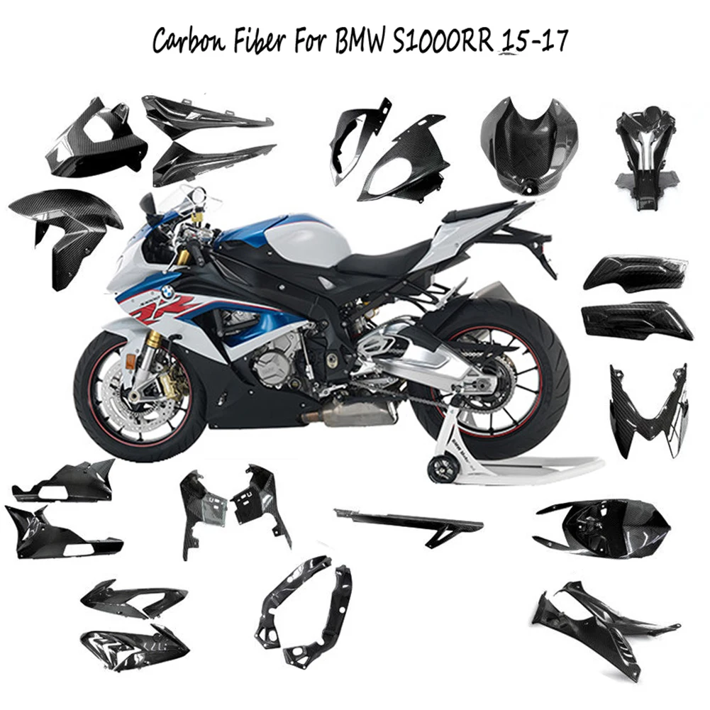 Whole Bodywork Fairing REAL Carbon Fiber 23 PCS For BMW S1000RR 2015 2016 2017 2018