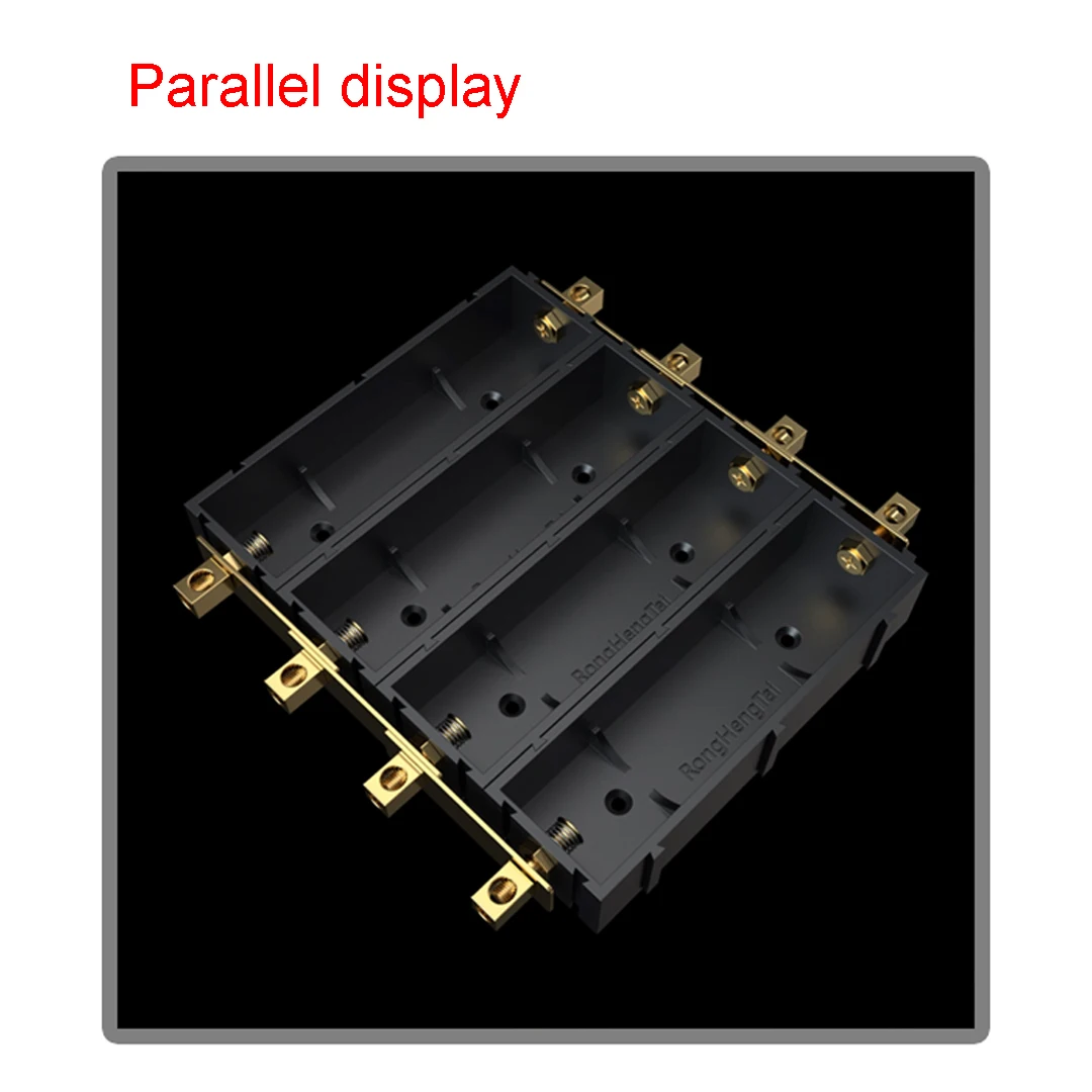 18650 فتحة بطارية قابلة للربط لتقوم بها بنفسك 18650 علبة بطارية لحام خالية من صندوق بطارية ليثيوم 18650 حامل عمود نحاسي عالي التيار 25A