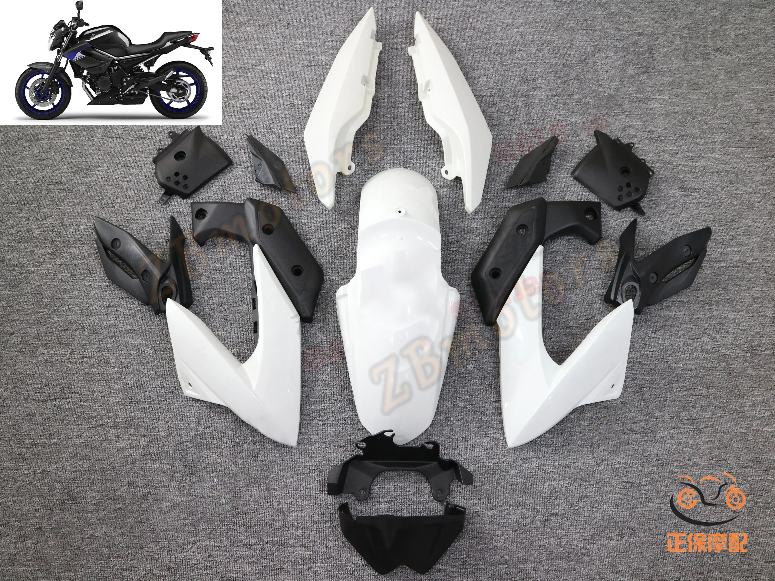 

15PCS Unpainted Motorcycle ABS plastic Set Fairing For Yamaha XJ6 09 10 11 12 2009-2012