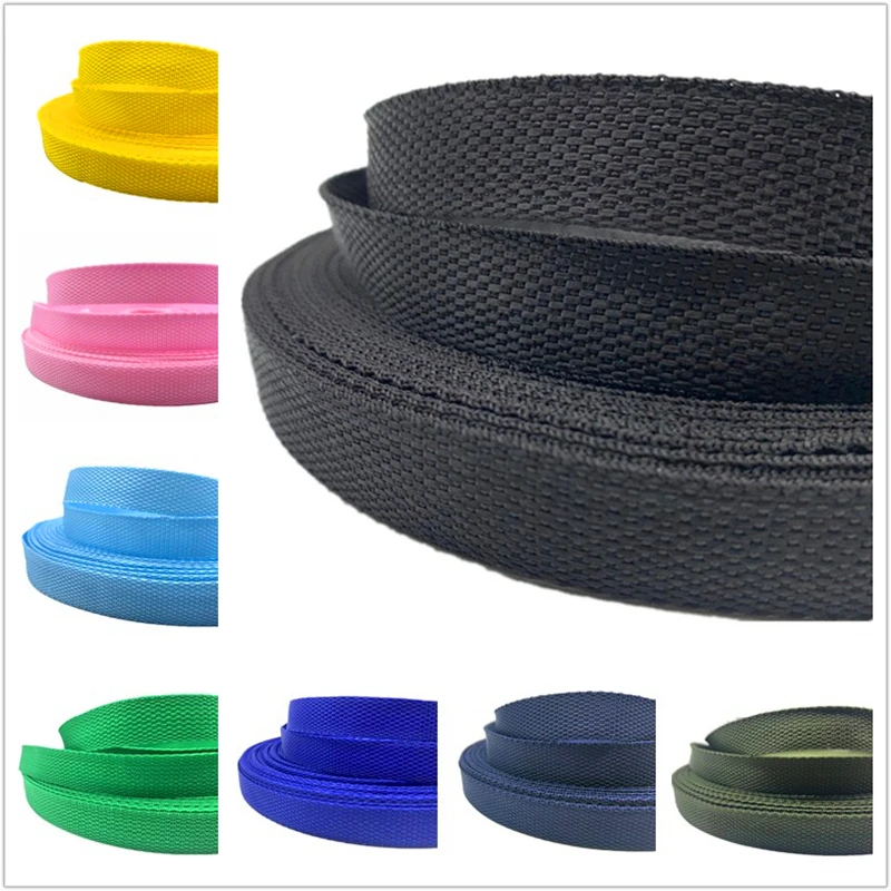 5yards 20mm PP Ribbon Strap Nylon Webbing Knapsack Strapping Bags Crafts DIY Dog Accessories