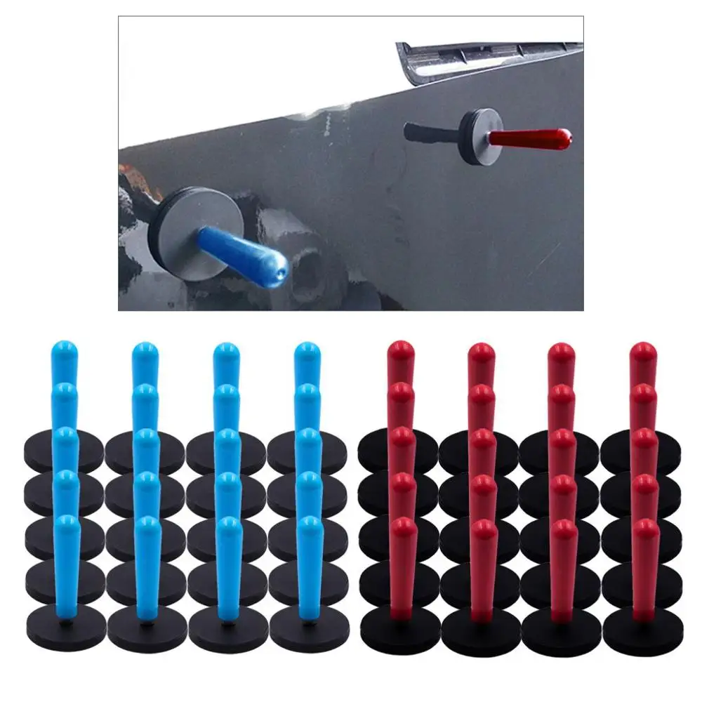 

40 Pcs Car Vehicle Vinyl Wrap Grippers Magnet Install Fix Holder For Graphics Positioning Auto Body Color-changing Film Tools