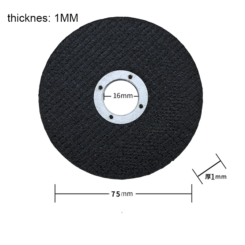 2Pcs 75mm 3 inch Grinding Wheel, Resin Cutting Disc, Polishing Disc for mini Angle Grinder Polishing Machine