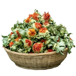 New natural Carthamus tinctorius dried Flower heads wedding flower centerpieces Dry flower Preserved Flower 2PCS/bag