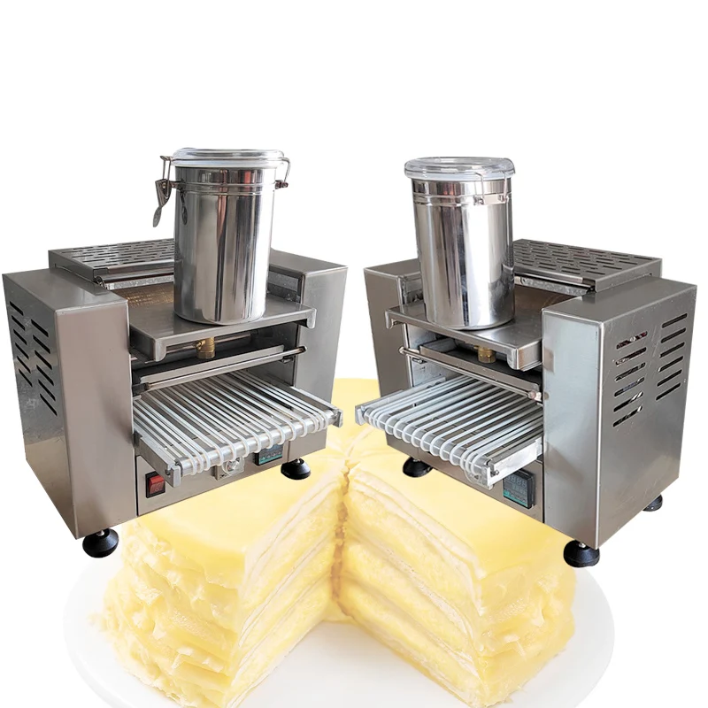 

2800W Roast Duck Pie Crust Machine Pancake Machine 220V Thousand Layer Cake Making Machine Spring Roll Skin Forming Equipment