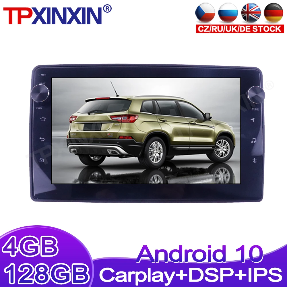 Android 10 For Audi A4 Wireless DSP Carplay Car DVD Multimedia Player Head Unit Audio Radio Tape Recorder GPS Navigtion 1 DIN