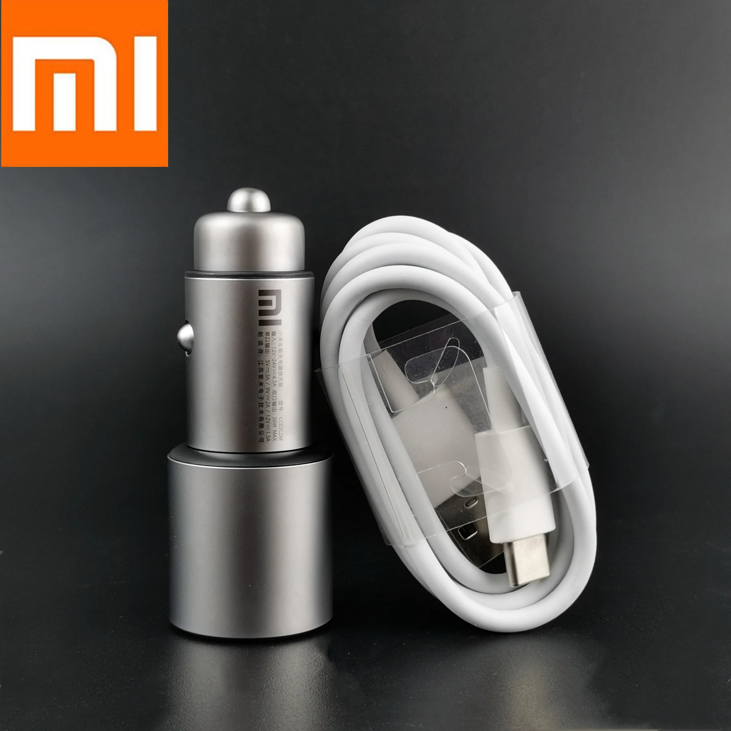 Imagem -02 - Xiaomi-carregador de Carro de Carregamento Rápido Porta Usb Dupla Original 18w qc 3.0 Adaptador de Iluminação para mi 10t Redmi Note 12 11 10 Pro x3