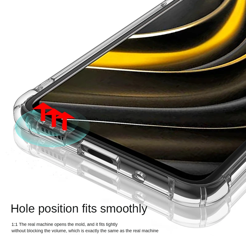 Silicone Clear Shockproof Phone Case For OPPO Reno 6 5 4 Pro 5Z 5F 4Z 5G 2 Z Realme GT 6 5 3 C2 Pro 6i 5i Q Back Covers