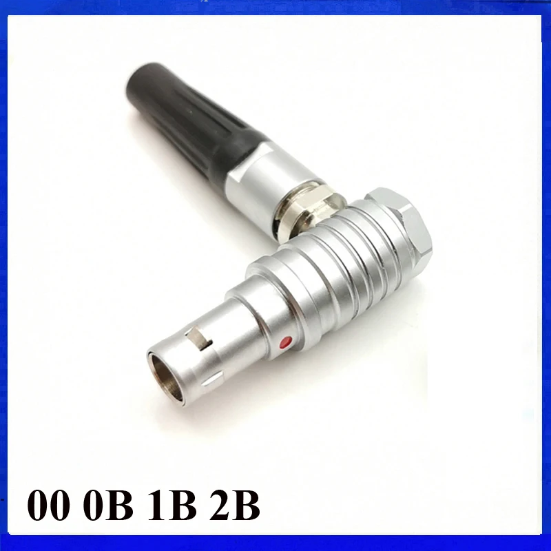 FHG Connector 00 0B 1B 2B 2 3 4 5 6 7 8 9 10 12 14 16 18 19 Pin Connector Right Angle FHG  Male Mini Camera Connector Plug