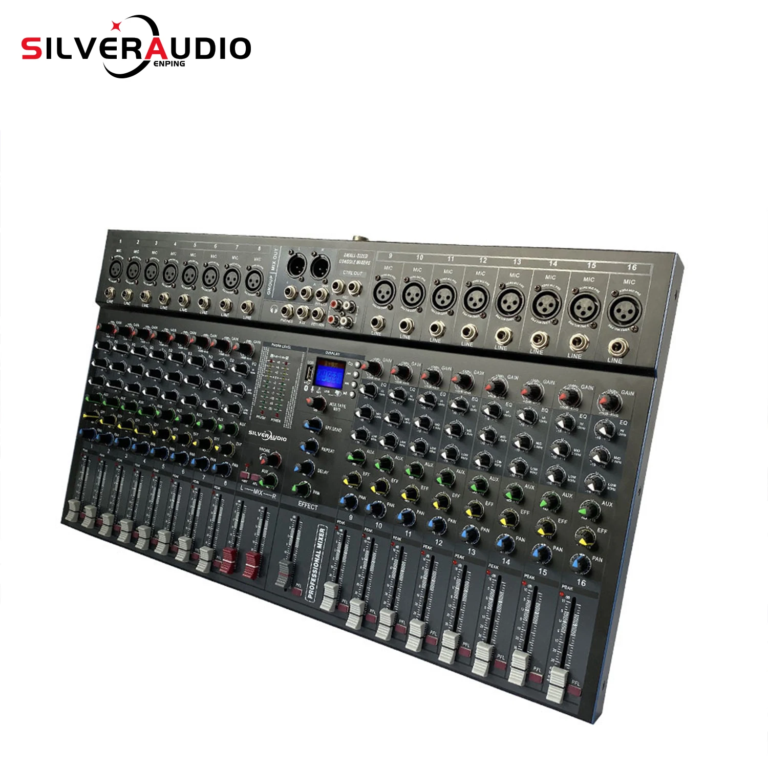 GAX-ET16 Professional 16-Channel Mixer Single Output Blueteeth With Effect Reverb Can Be Used For Singing Performances