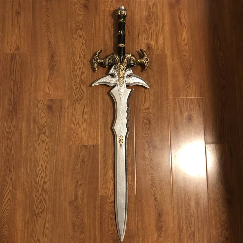 wow Arthas Menethil's Weapon Frostmourne Sword World of Frost Sad Sword Cos Weapon Toy Sword Children Simulation Weapon PU Prop