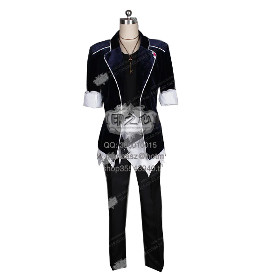 

2022 DIABOLIK LOVERS Subaru Sakamaki Cosplay Costume Japan Anime Halloween Uniform with necklace