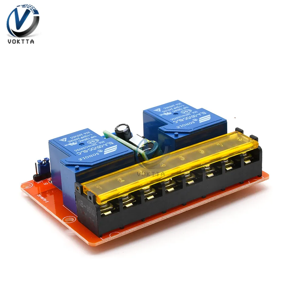 DC 5V 30A 2 Channel Relay Module High-low Level Trigger Control Relay Module isolate Relay Switch Board AC 100V-250V