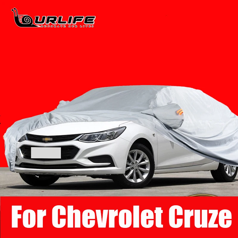 

Full Car Covers For Chevrolet Cruze Sun Water Snow Dust Scratch Resistant UV Protection outdoor Oxford cloth Accessiores