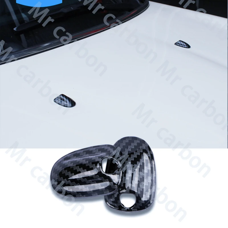 

Углеродная насадка для распылителя двигателя для BMW MINI ONE Cooper S JCW F54 F55 F56 F57 F60, пластиковые Стикеры для стайлинга автомобиля