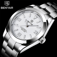 2021 BENYAR New Sport Men Mechanical Wristwatches Stainless Steel Automatic Watches Top Brand Waterproof Watch for Men relogio