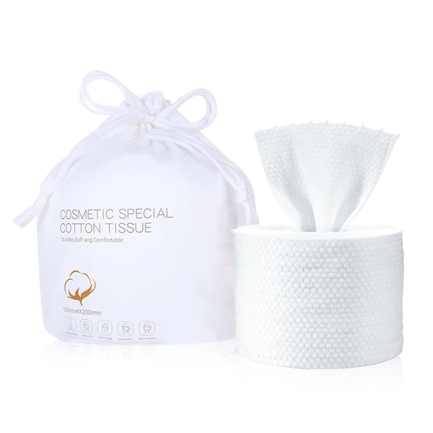 120 ورقة المتاح التطهير ورقة مناشف الوجه لينة الأسطوانة الأنسجة ماكياج التطهير وسادات قطنية العناية بالبشرة مزيل أدوات