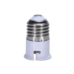 E27 a B22 lampadina lampadina presa Base convertitore Edison vite a baionetta Cap Light portalampada adattatore lampadina colore bianco