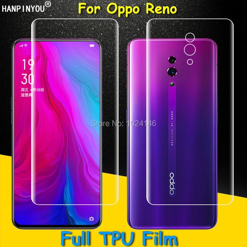 

Защитное стекло для OPPO Reno 2 3 Reno2 Z F 10x Zoom Ace Reno3 Pro пленка из мягкого ТПУ (не стекло), полное покрытие экрана 5G