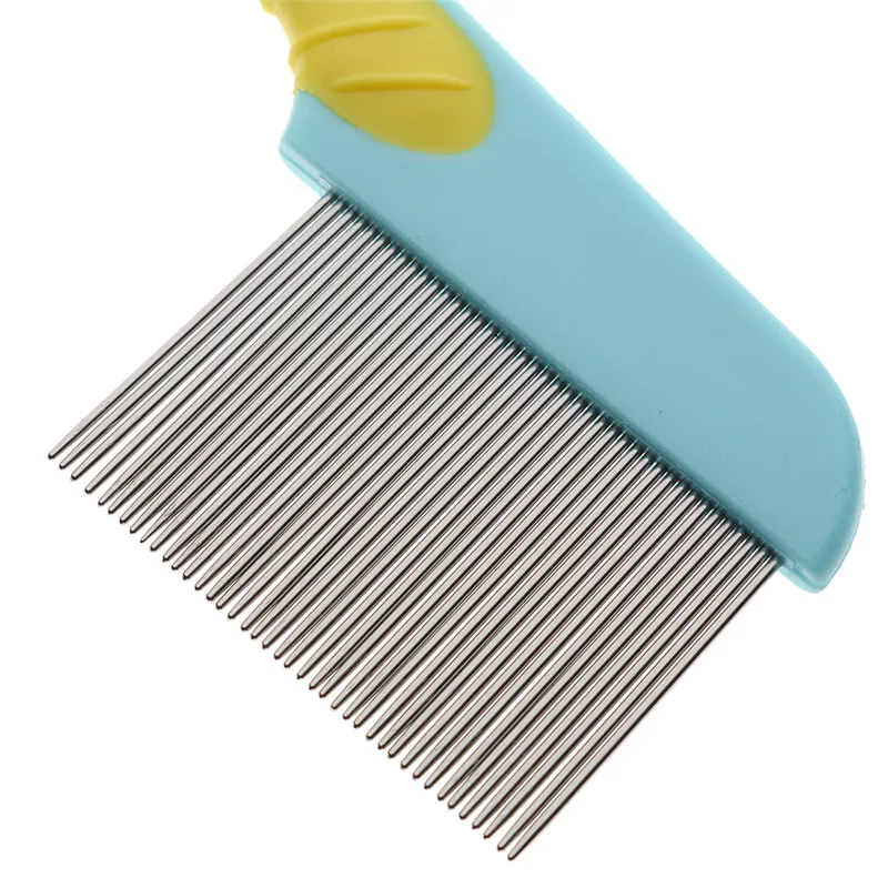 head lice remover hair Comb Stainless Steel Nit Head Hair Lice Comb Metal Fine Toothed Flea Flee With Handle Hairbrush Tools