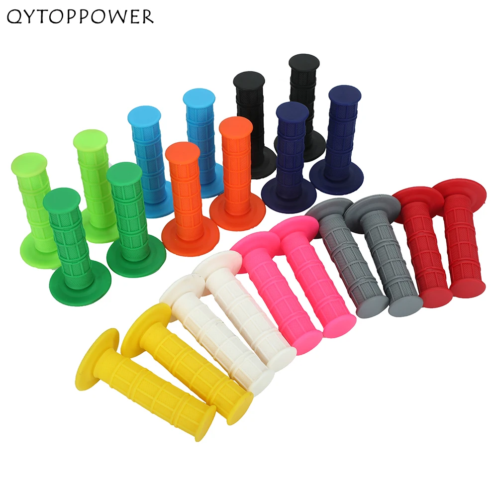 11 colours Universal Handle Grips Dirt Pit Bike Motorcycle Motocross Motorbike Handle Bar Grips For CRF YZF KXF SXF SSR SDG BSE