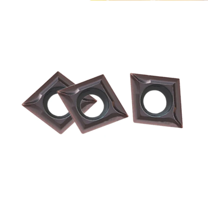 10Pcs 고품질 CCMT060204 VP15TF 내부 선삭 공구 CNC 초경 삽입 CCMT 060204 선반 공구 선삭 인서트