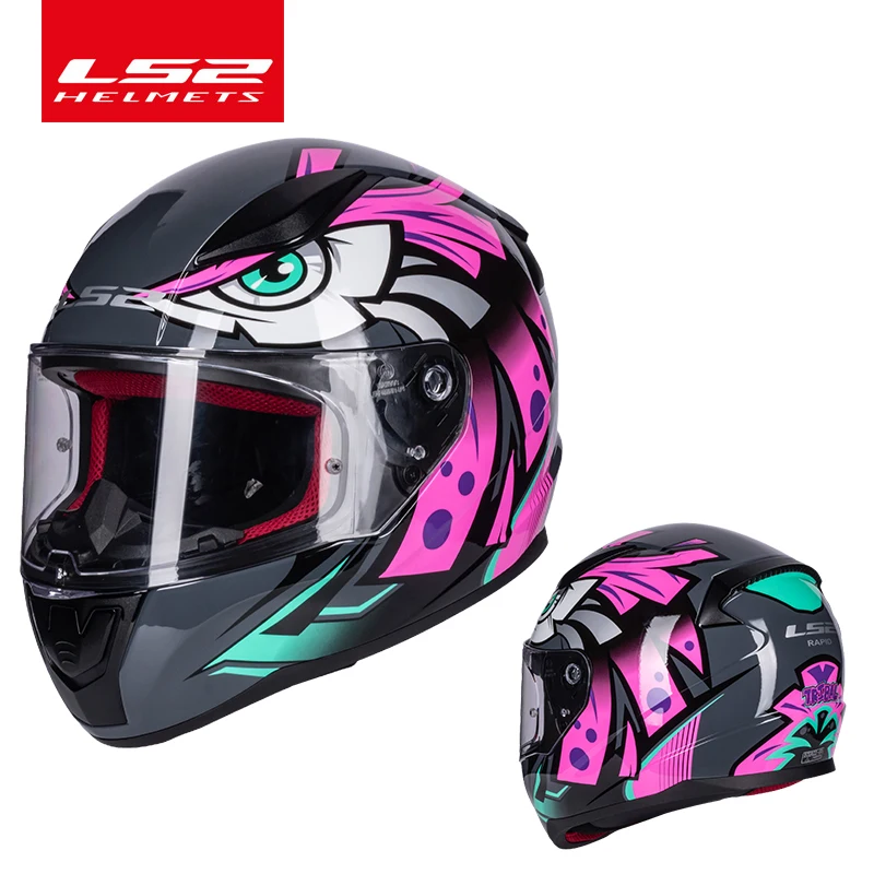 

Original LS2 FF353 Full Face Motorcycle Helmet moto casque LS2 Rapid street racing helmets ECE Approved