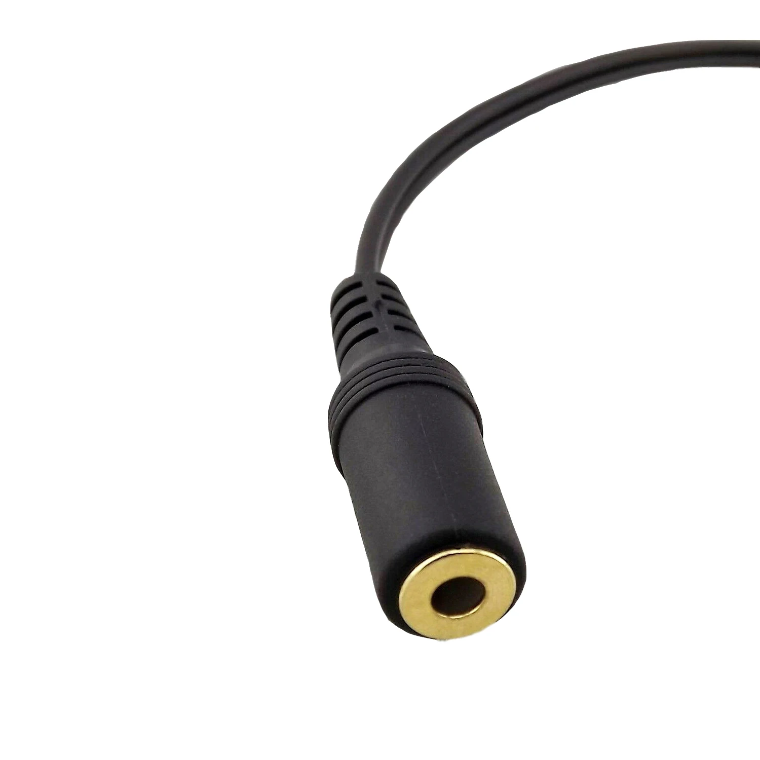 2 قطعة الذهب 3.5 مللي متر 1/8 "ستيريو أنثى مقبس صغير إلى المزدوج 2 ذكر RCA محول القابس الصوت Y موصل كابل 20 سنتيمتر