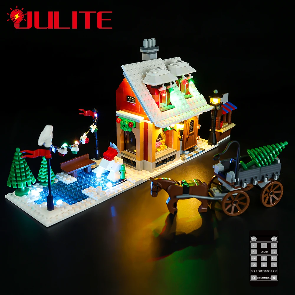 

Led Light Kit For 10216 Winter Village Bakery Christmas Series Gifts DIY Toy Set (Not Including Building Blocks)