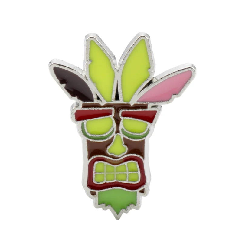 Cartoon Figure Brooch Crash Bandicoot Enamel Badge Pins Brooches Women Men Backpack Pins Woah Gift